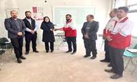 دیدار مدیر شبکه بهداشت و درمان درگزین  با رئیس جمعیت هلال احمر